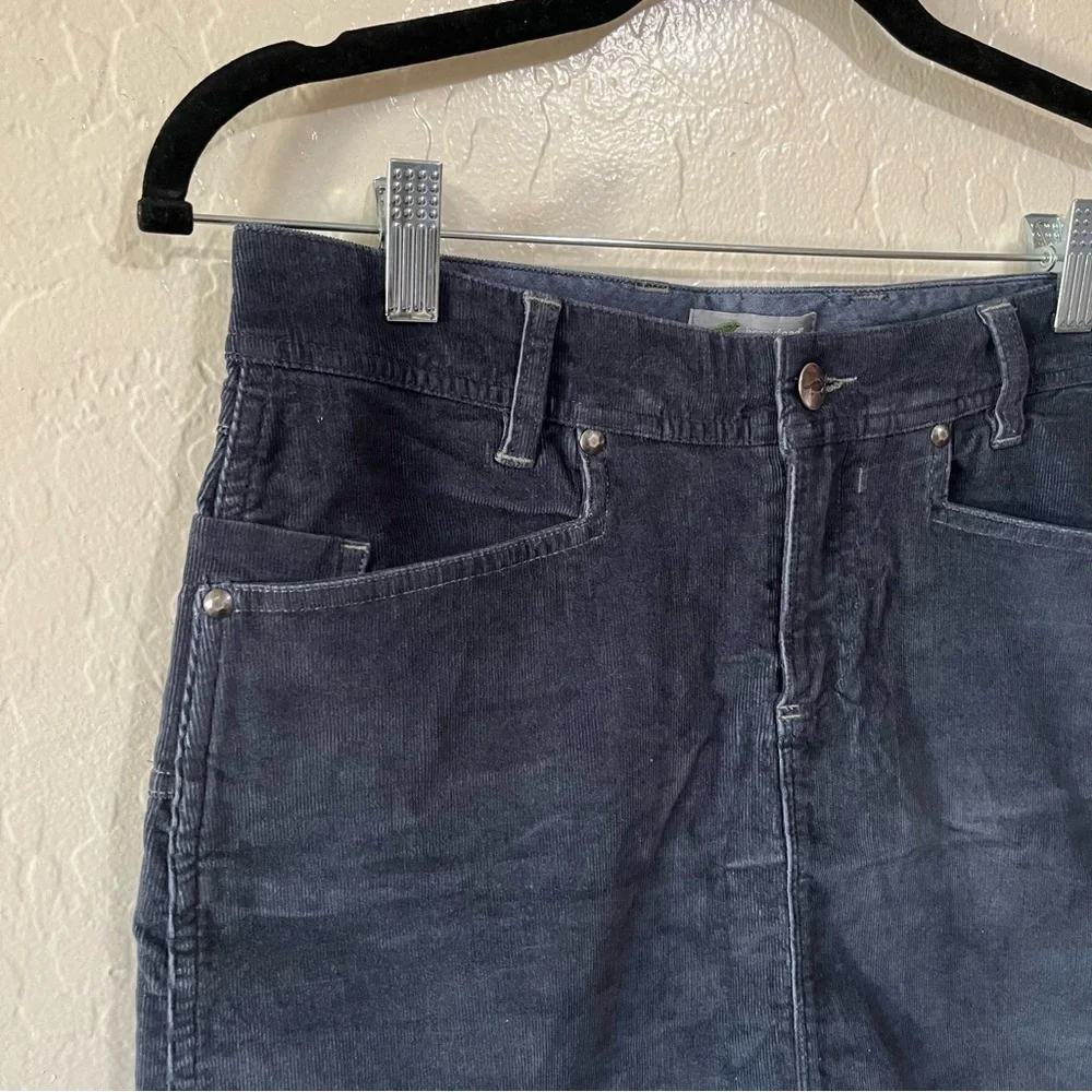 Y2K Horny Toad Navy Corduroy Mini Skirt Size 2